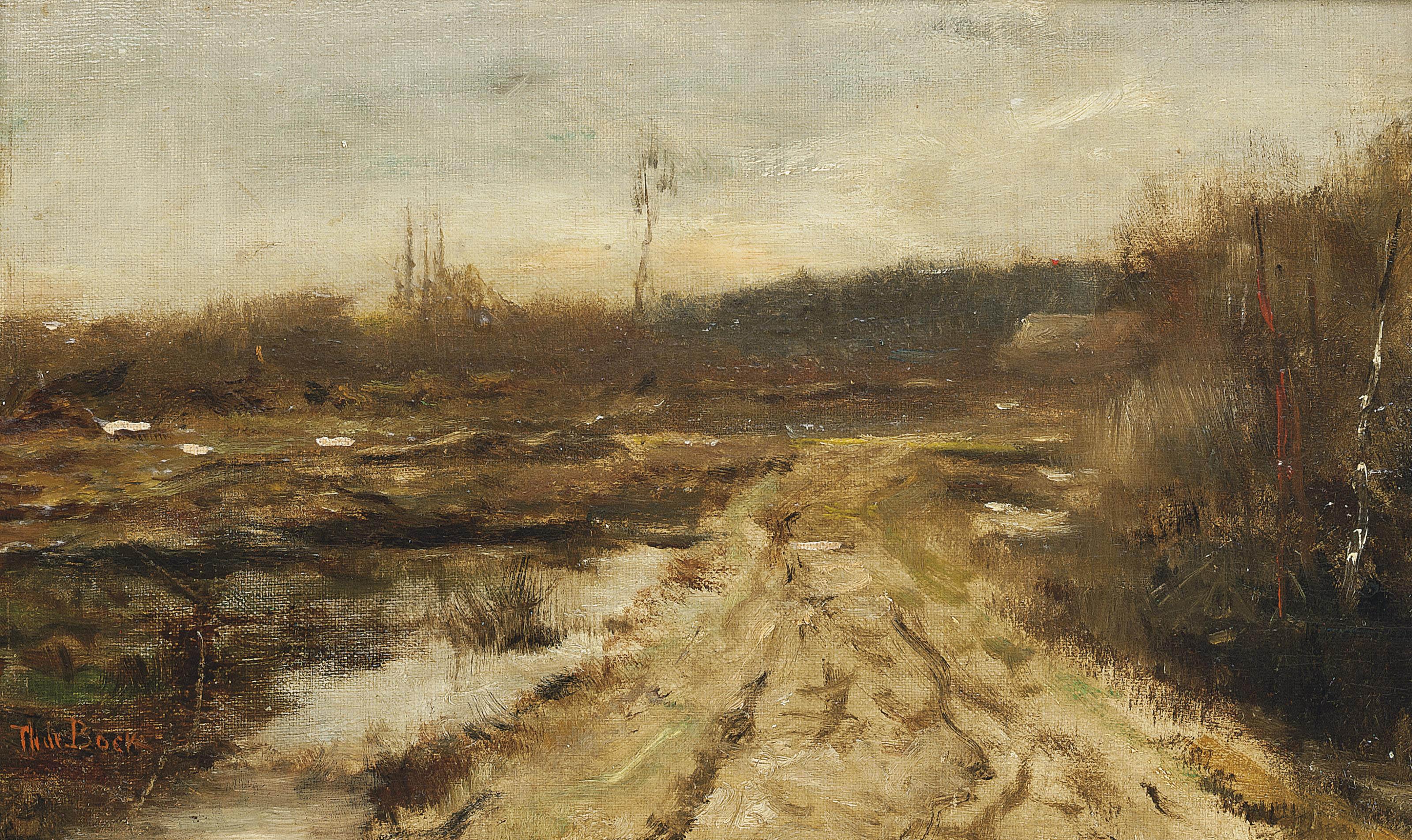 Théophile Emile Achille de Bock - A country path