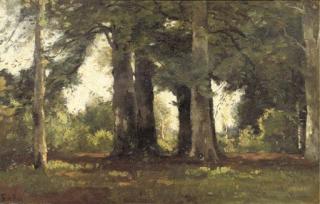 Théophile Emile Achille de Bock - A forest