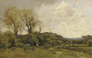 Théophile Emile Achille de Bock - Autumn, Downs near The Hague