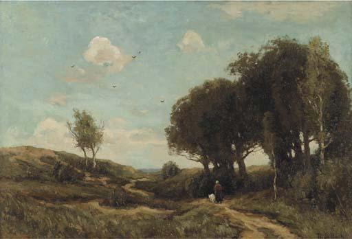 Théophile Emile Achille de Bock - Crossing The Heath