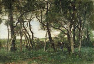 Theophile Emile Achille De Bock - In the wood