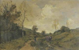 Théophile Emile Achille de Bock - Na de regen: after the rain