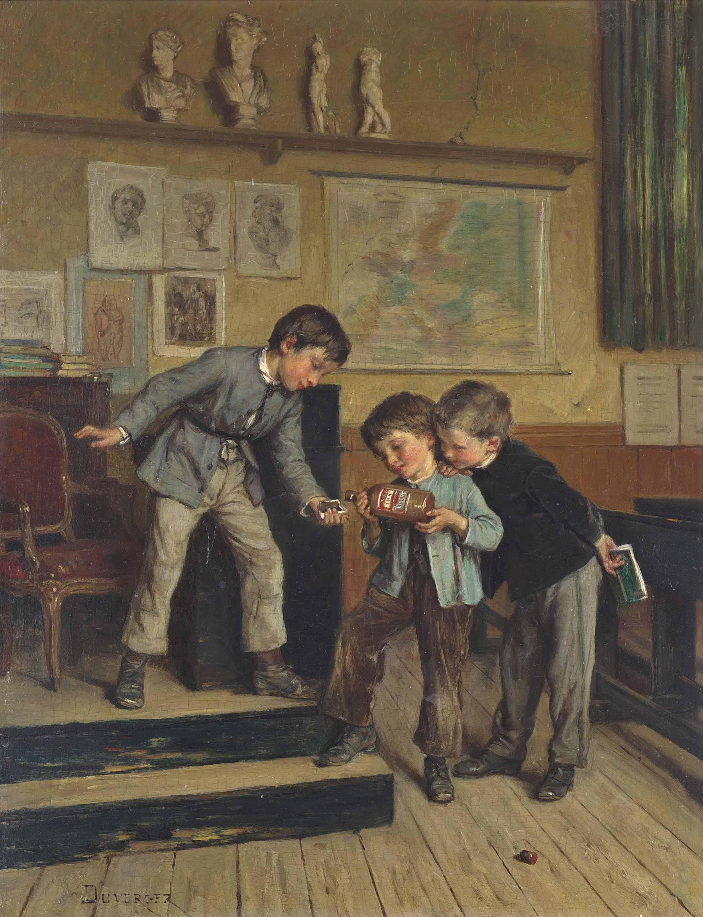 Théophile-Emmanuel Duverger - A Practical Joke