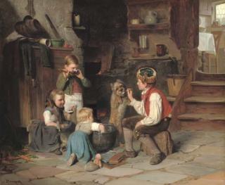 Théophile Emmanuel Duverger - Breakfast Time