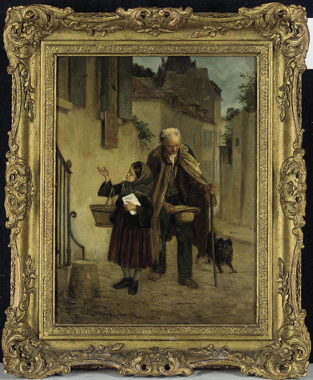 Théophile-Emmanuel Duverger - Collecting for the needy