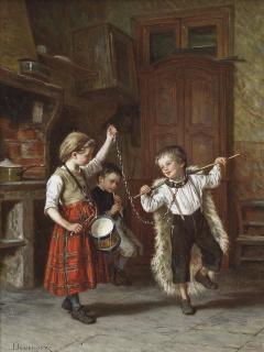 Theophile-Emmanuel Duverger - Dancing Bears