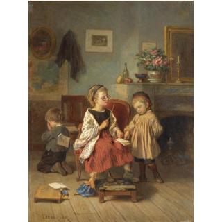 Théophile Emmanuel Duverger - French La Leçon