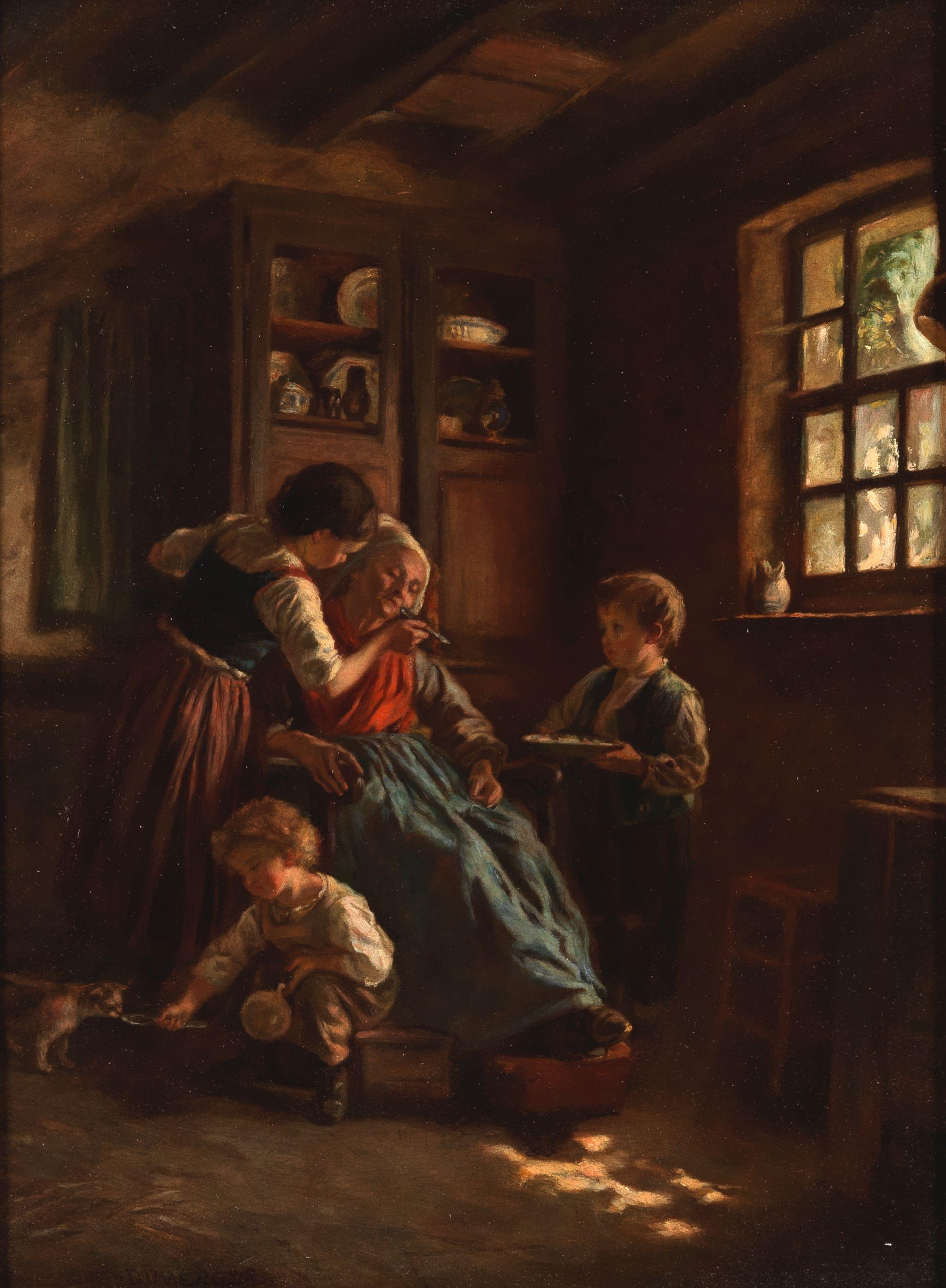 Théophile Emmanuel Duverger - Granny\'s rest