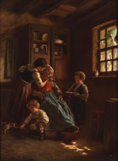 Théophile Emmanuel Duverger - Granny\'s rest