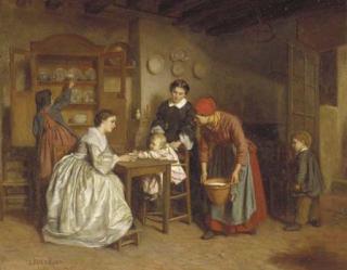 Théophile-Emmanuel Duverger - Petit dejeuner