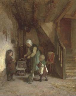 Théophile Emmanuel Duverger - Supper time