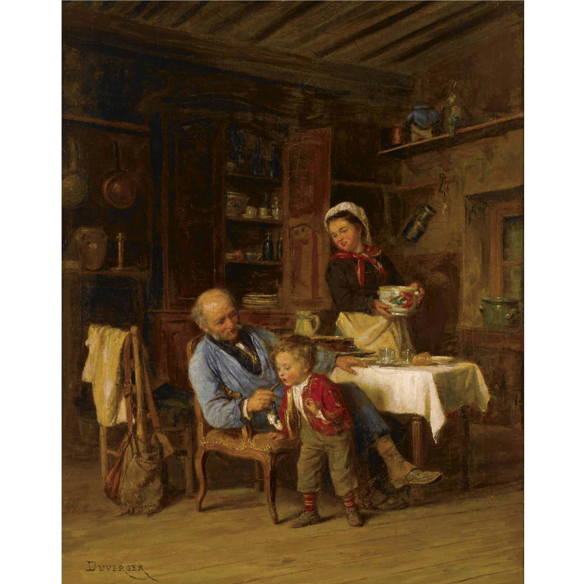 Théophile Emmanuel Duverger - The First Smoke