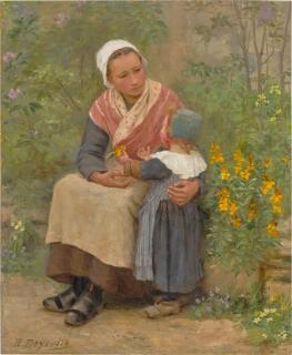 Théophile Louis Deyrolle - Avril En Bretagne