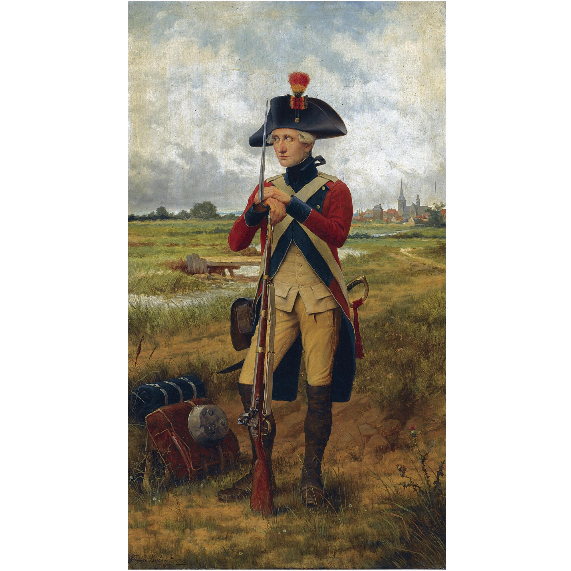 Theophile Lybaert - Belgian Portrait Of An Antwerp Patriot (Symbol Of The Battle Of Turnhout)