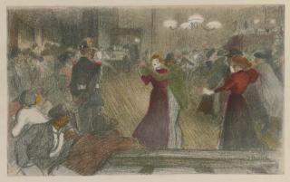 Theophile Steinlen - Bal de Barrière (C. 520)