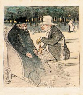 Théophile Steinlen - La rencontre