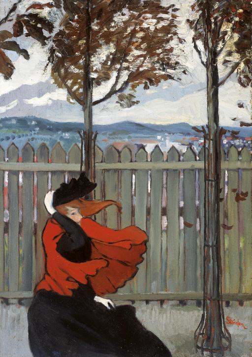 Theophile Steinlen - Le Coup De Vent