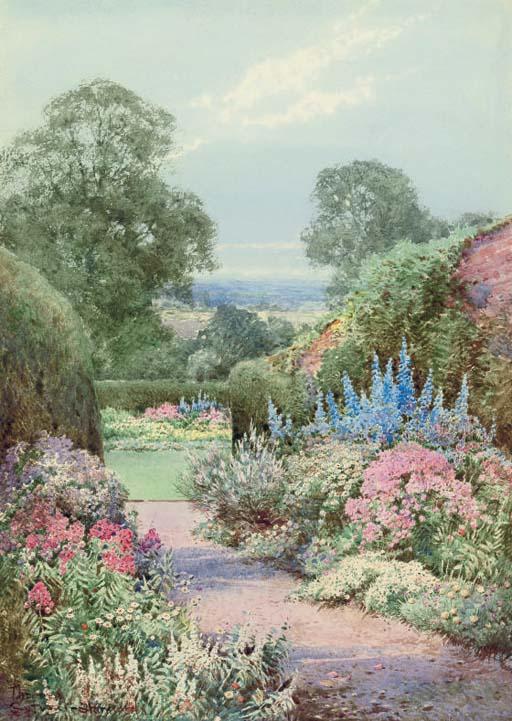 Theresa Sylvester Stannard - A garden near Henley-on-Thames, Oxfordshire