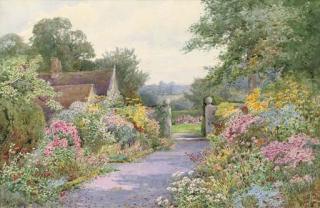 Theresa Sylvester Stannard - The garden path