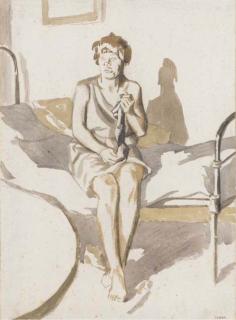 Thérèse Lessore - Seated Girl