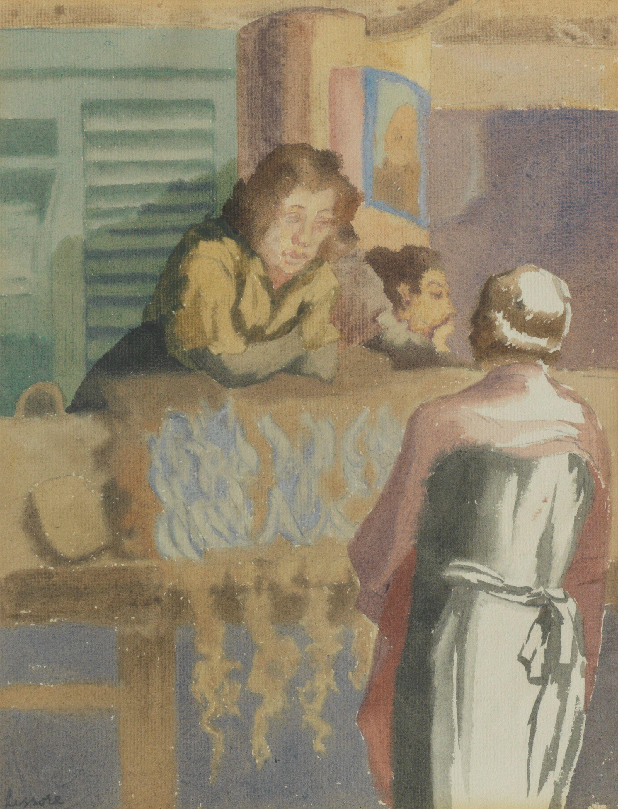 Thérèse Lessore - The fishmarket