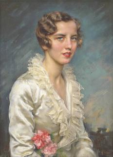Thérèse-Marie Gérakdy - Portrait Of Helen Templeton Pogue, Aged 17 Years