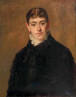 Therese Schwartze - Portrait of Augusta Catherina Marie Jeanne Cramay (1850-1892)