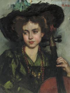 Thérèse Schwartze - The cellist