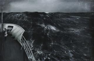 Thierry De Cordier - Tempête En Mer Du Nord, Étude No. 3