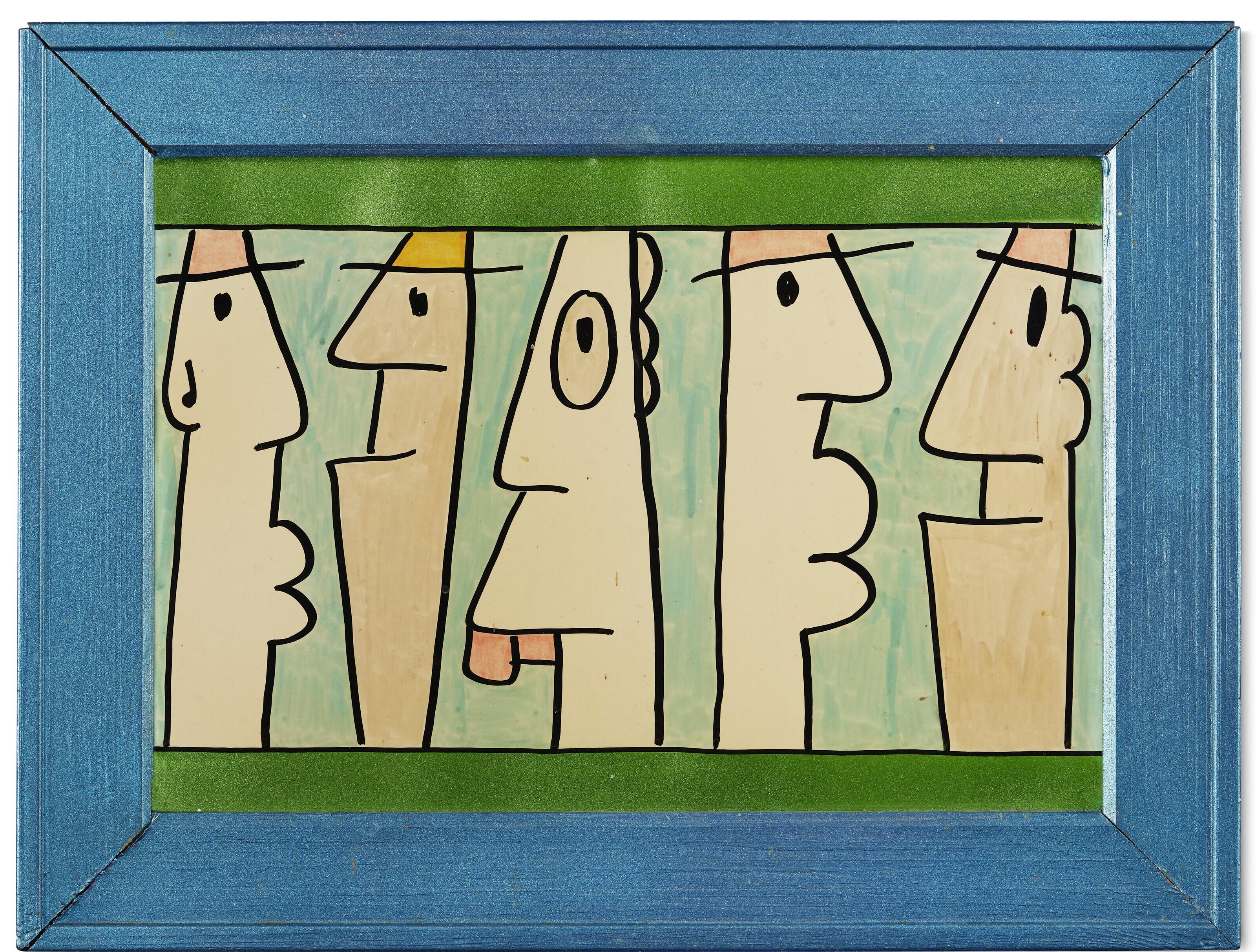 Thierry Noir - Bousculade à Checkpoint Charlie