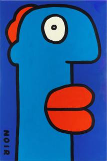Thierry Noir - Classic Blue Head