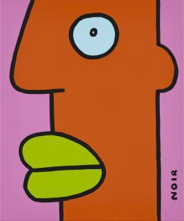 Thierry Noir - I am watching the rain falling on a truck