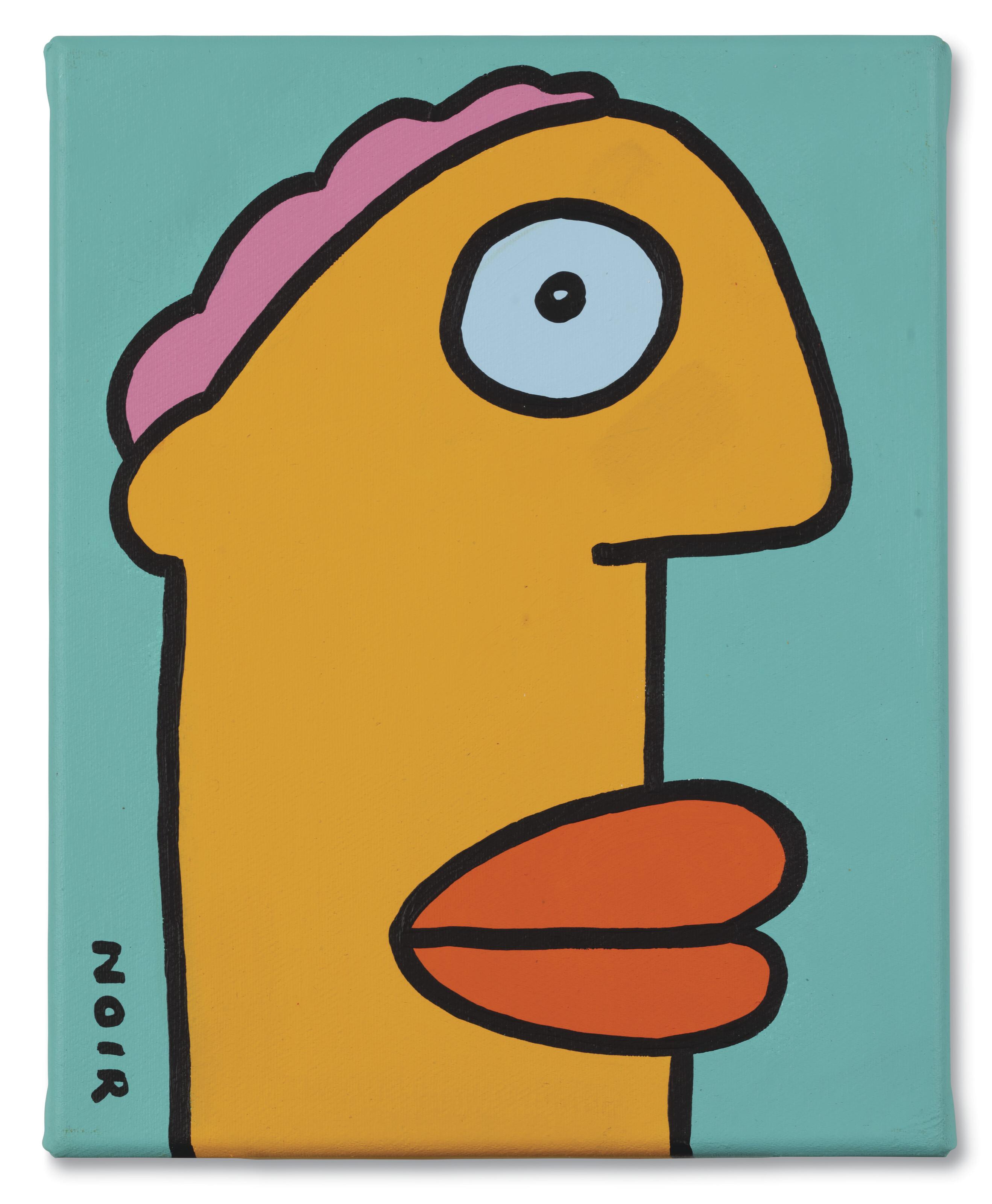 Thierry Noir - I notice that I forgot my cap when I left this morning