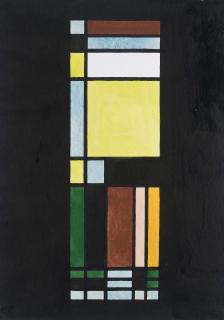 Thilo Maatsch - Ohne Titel (Kirchenfensterentwurf).