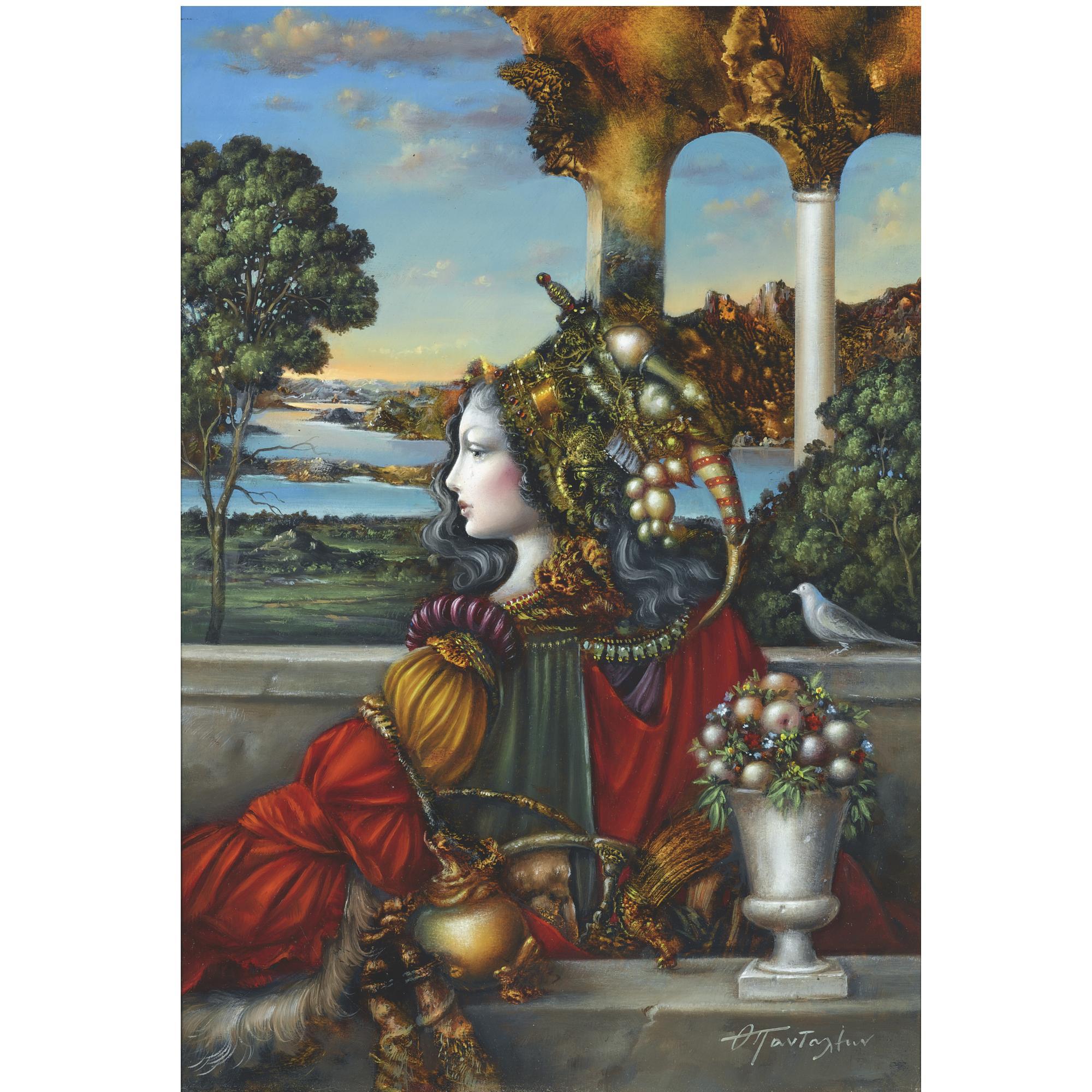 Thodoros Pantaleon - Greek Woman In Profile