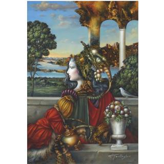 Thodoros Pantaleon - Greek Woman In Profile