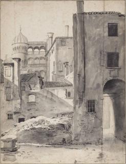 Thomas Adriaensz. Wyck - View of the Palazzo Contarini del Bovolo, Venice