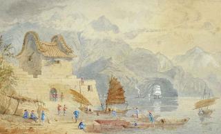 Thomas Allom - Fort Victoria, Kow Loon