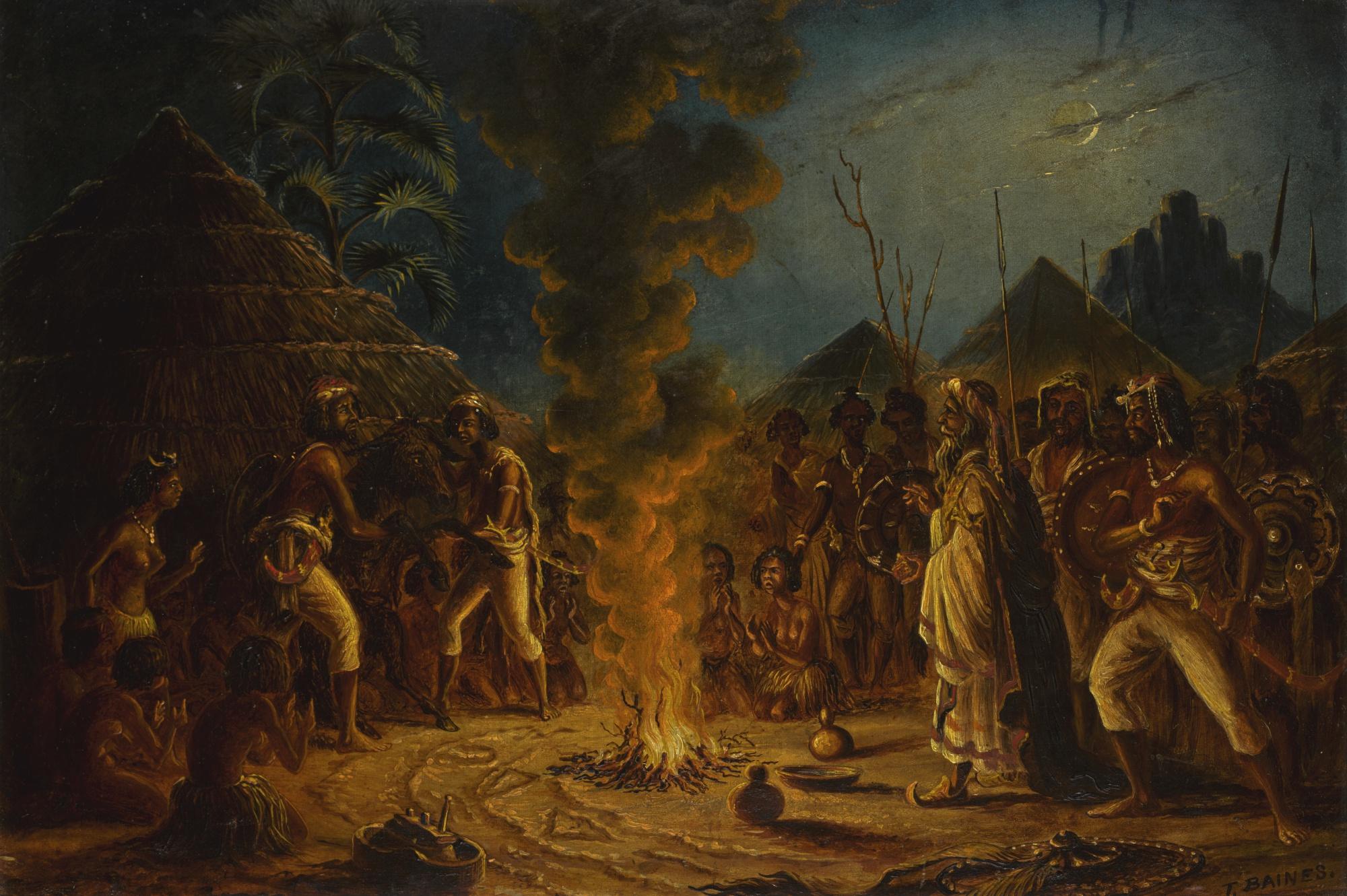 Thomas Baines - British sorcery In Abyssinia – The Old Lady Changed Into A Donkey