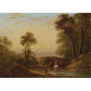 Thomas Barker Of Bath - An Evening Landscape
