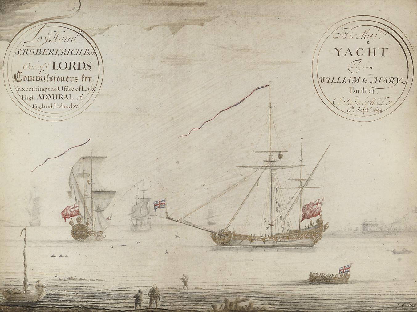 Thomas Baston - His Majesty\'s Yacht William & Mary