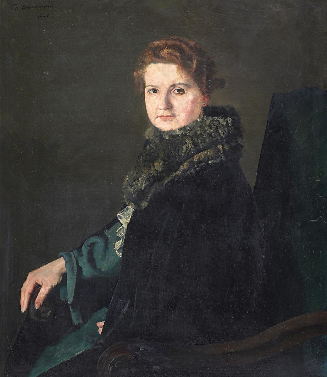 Thomas Baumgartner - Porträt der ehemaligen Direktorin des Dresdener Hotels \