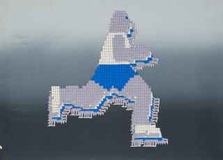 Thomas Bayrle - Der einsame Läufer.