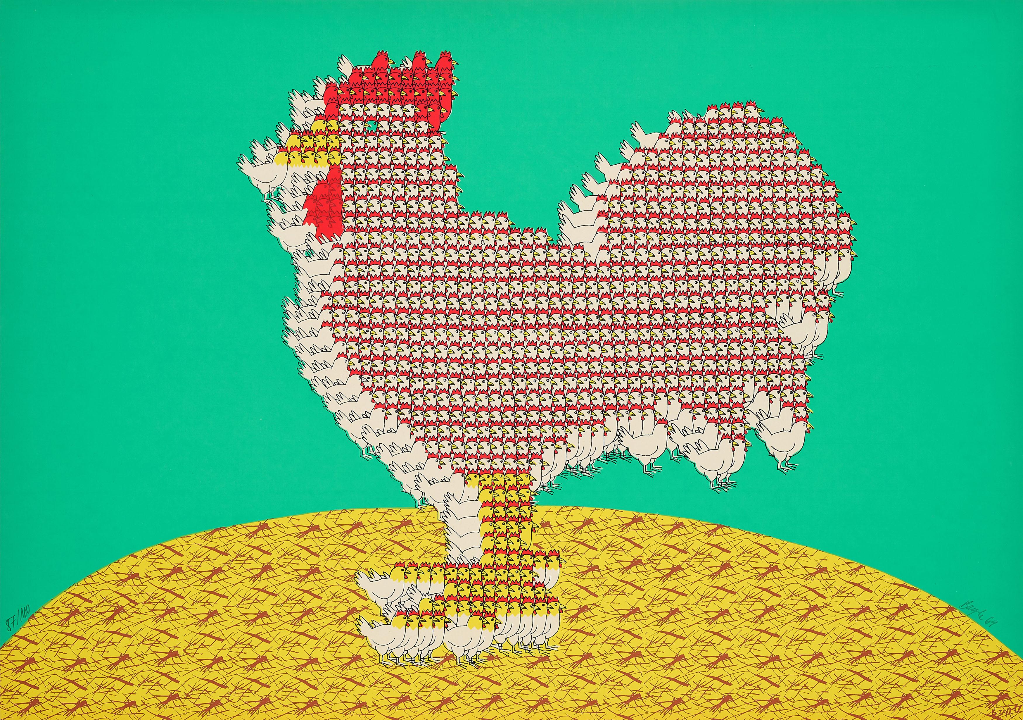 Thomas Bayrle - Kikeriki.