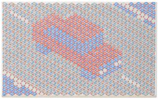 Thomas Bayrle - Verkehrsornament (Auto) (Traffic Ornament (Car))