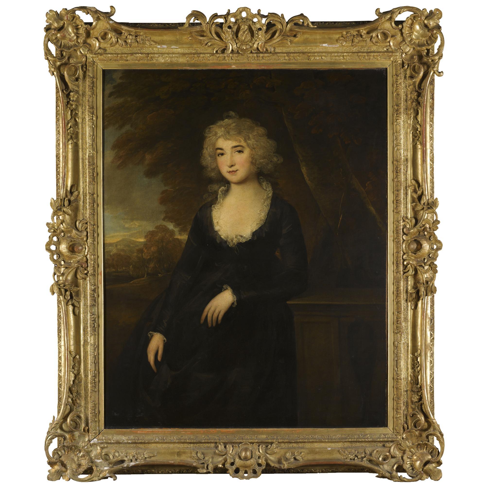 Thomas Beach, R.A. - Portrait Of Frances Villiers, Countess Of Jersey (1753-1821)