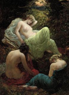 Thomas Benjamin Kennington, R.B.A., N.E.A.C. - The Siesta of Diana