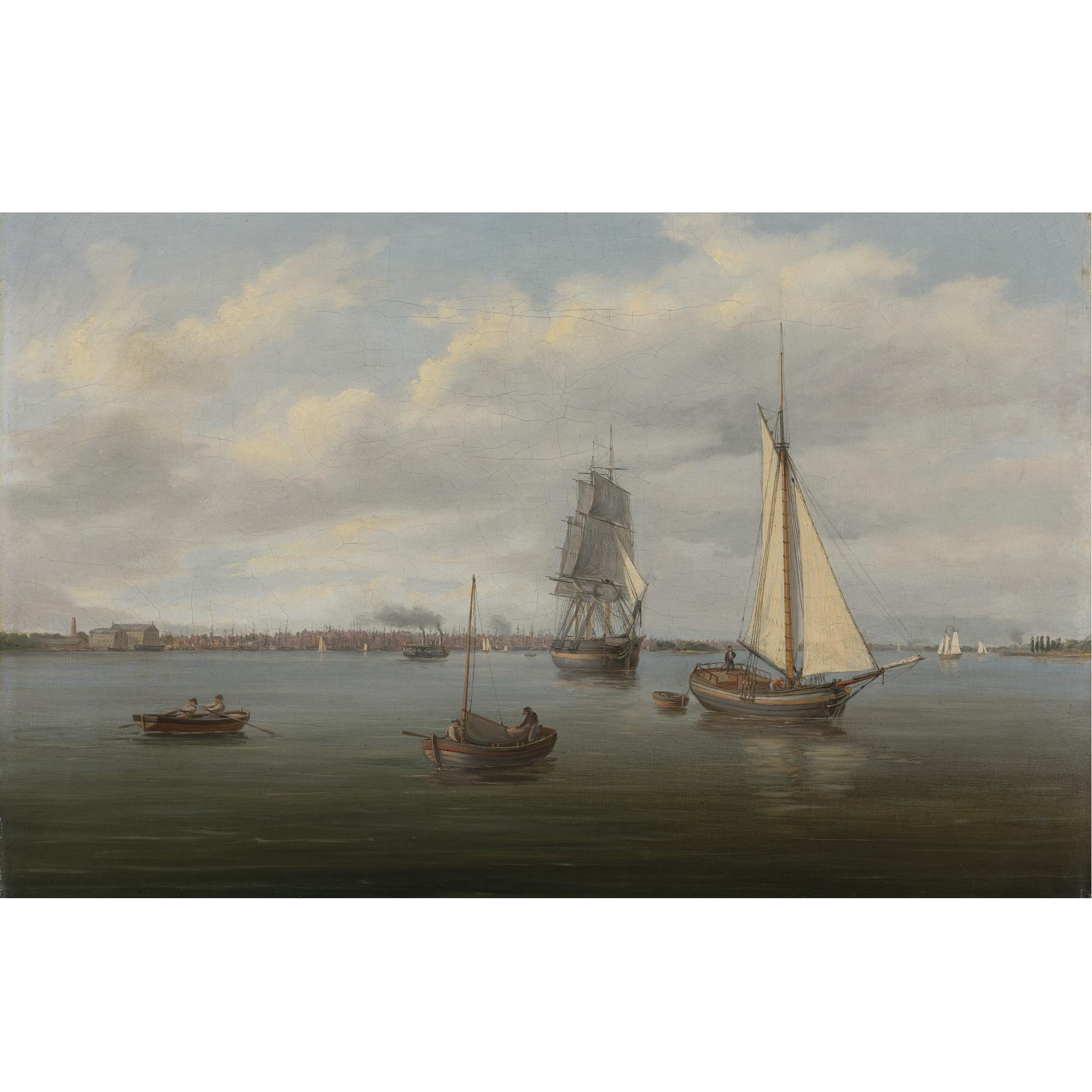 Thomas Birch - Philadelphia From The Delaware River