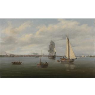 Thomas Birch - Philadelphia From The Delaware River