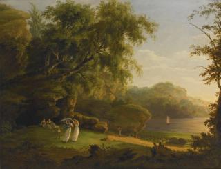 Thomas Birch - Picnic By The Lake